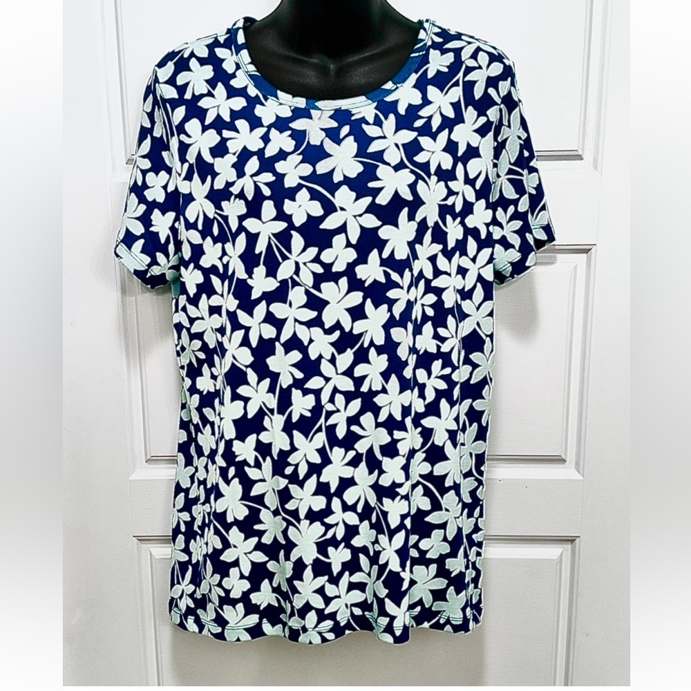 Land’s End NWOT Floral Top Size L